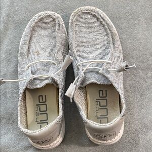 Hey Dude Light Gray Slip-On Shoes